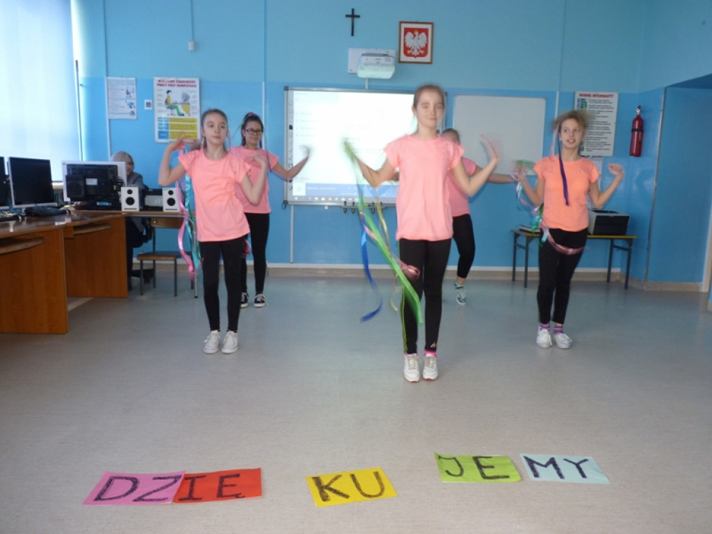 Szkoła w Grabowie dziękuje