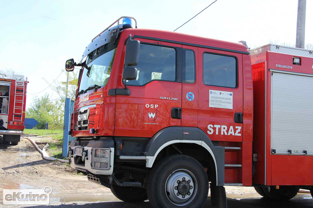 Wielki pożar w Krośniewicach