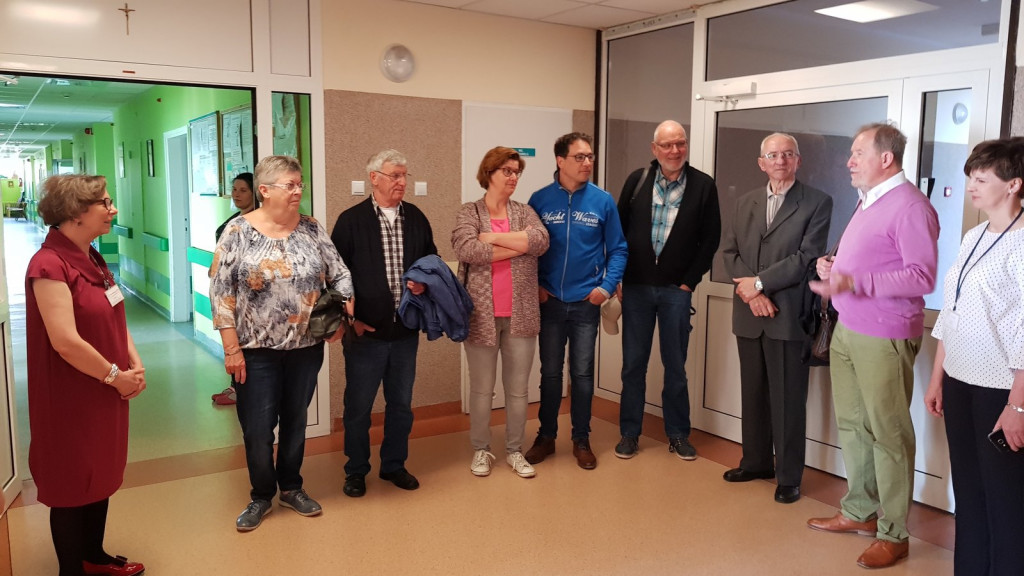 Darczyńcy z Holandii w szpitalu
