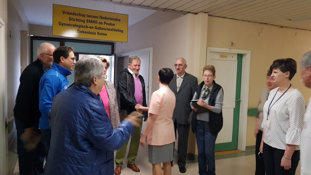Darczyńcy z Holandii w szpitalu