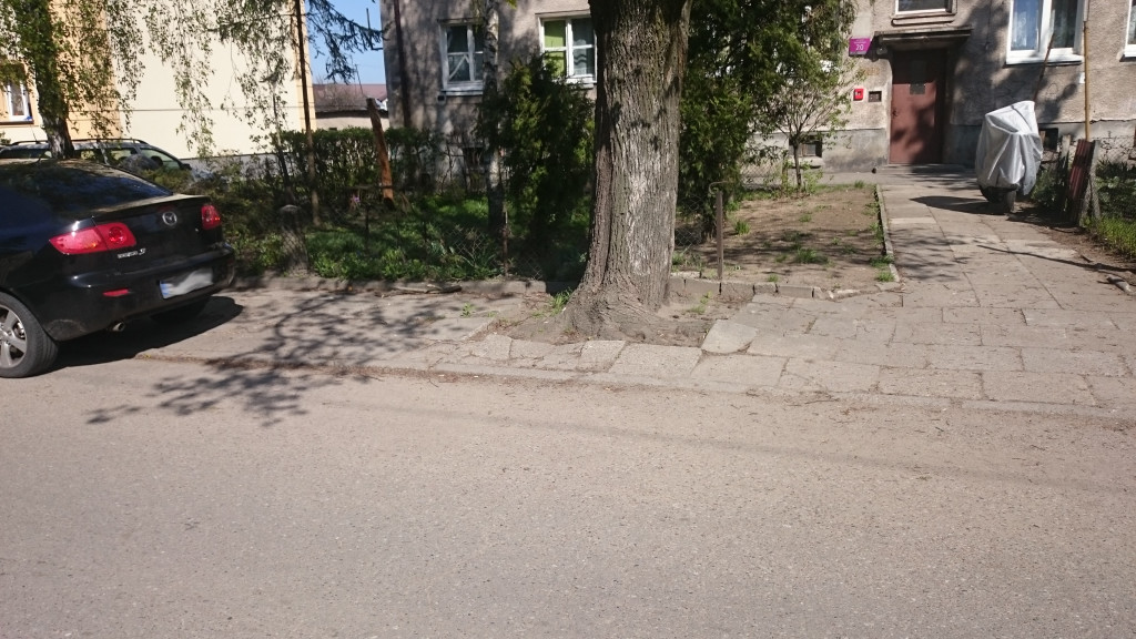 Brud przy budynkach ZNM