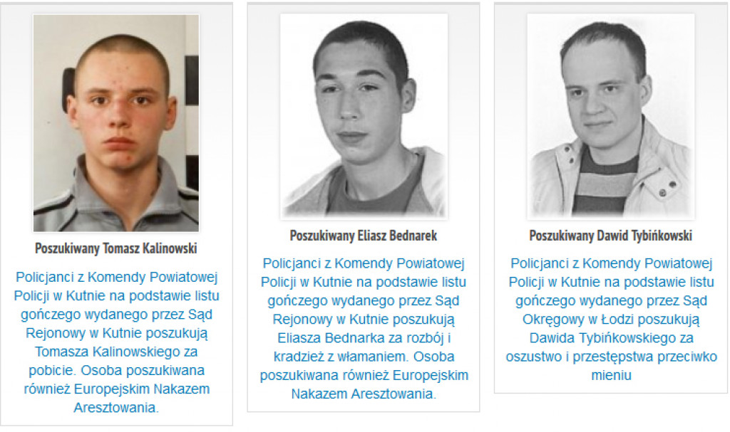 Za kim list gończy?