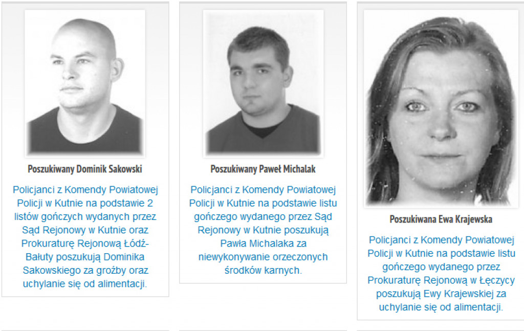 Za kim list gończy?