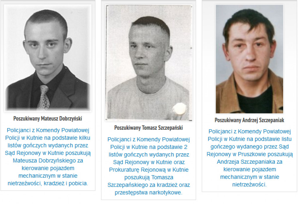 Za kim list gończy?