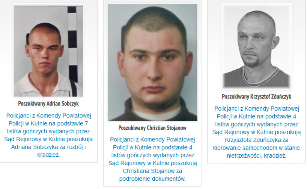 Za kim list gończy?