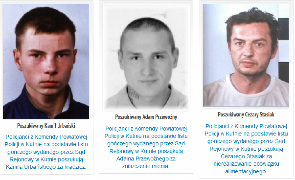 Za kim list gończy?
