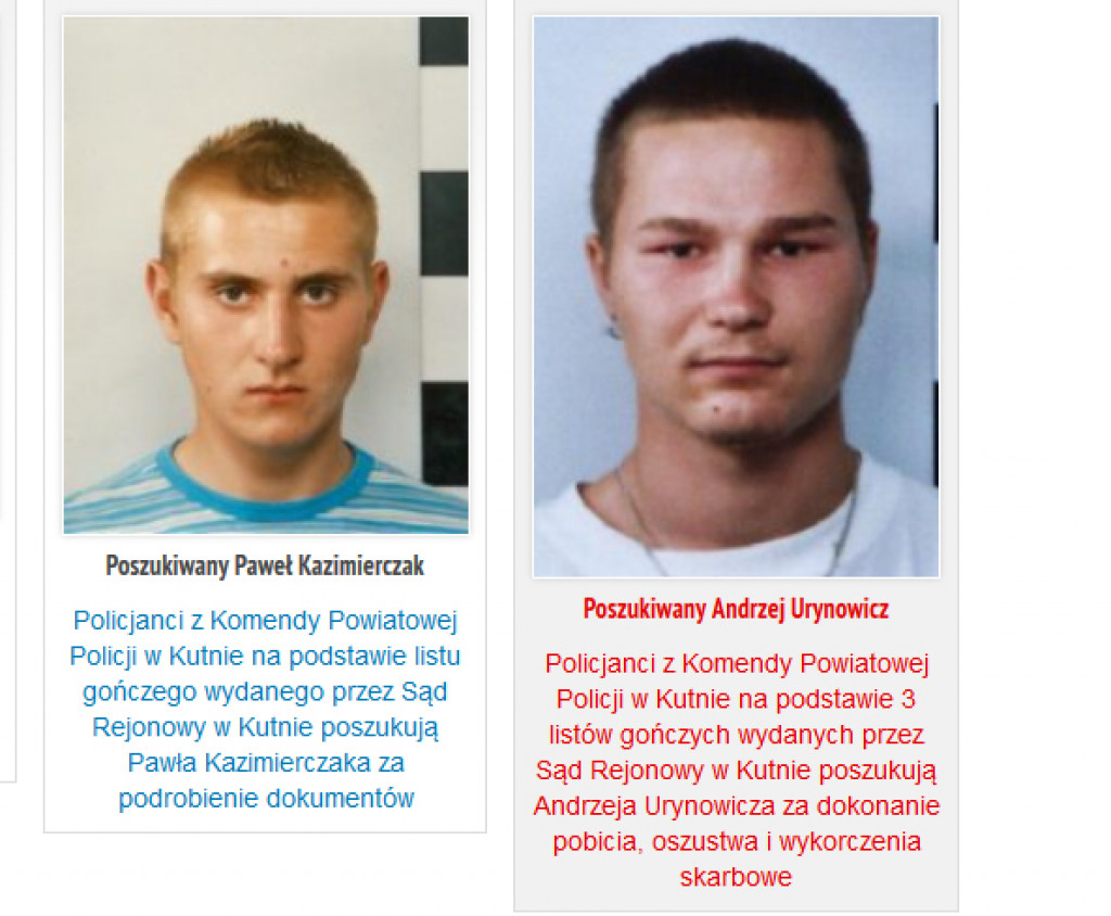Za kim list gończy?