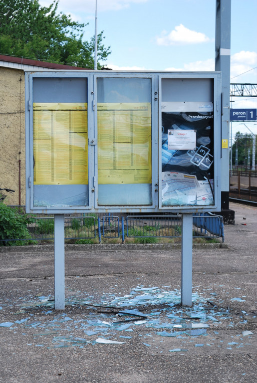 Sprzątają na dworcu