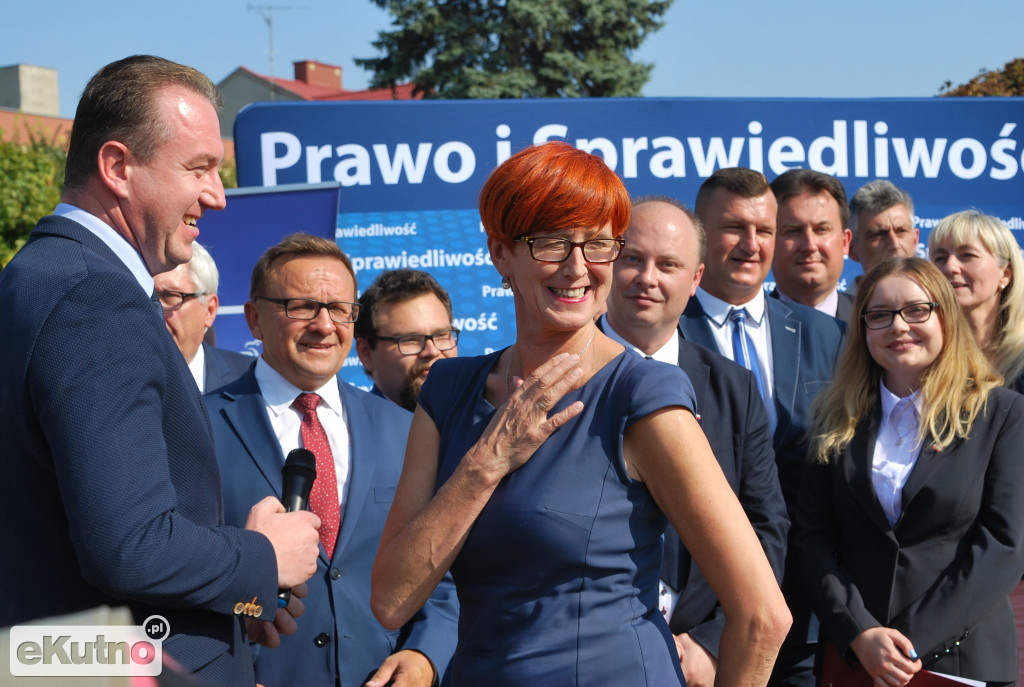 Minister Rafalska i prezentacja kandydatów PiS