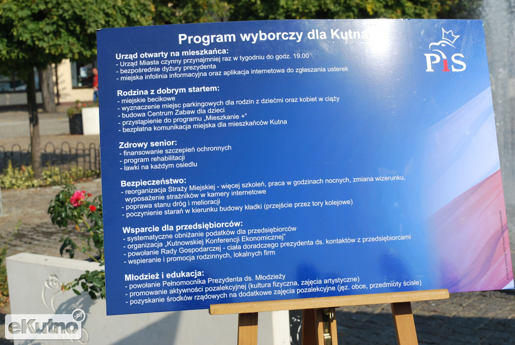 Minister Rafalska i prezentacja kandydatów PiS