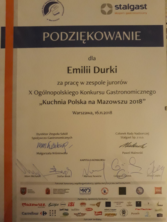 Emilia Durka w jury