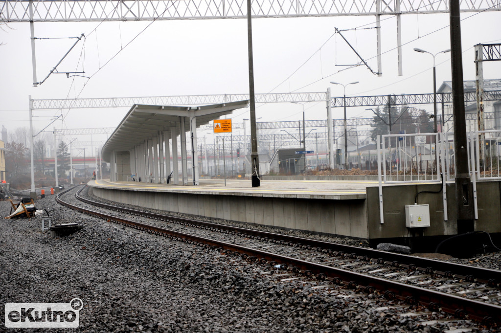 Remont torowiska i dworzec PKP