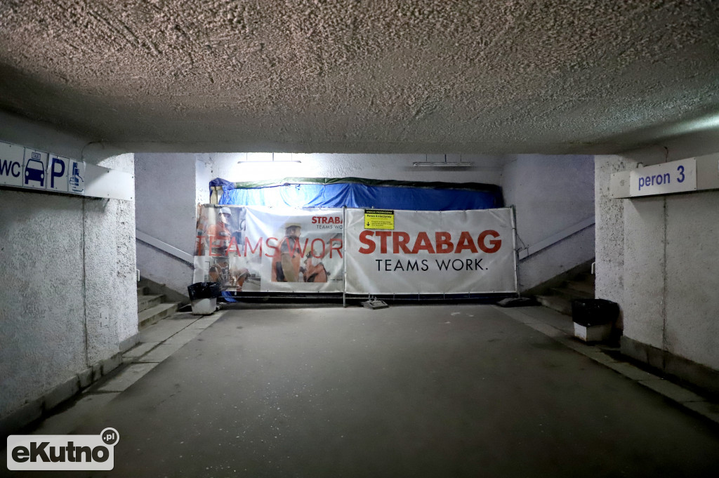 Remont torowiska i dworzec PKP