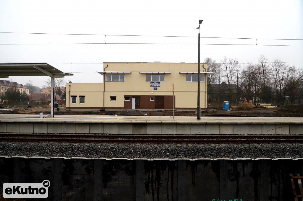 Remont torowiska i dworzec PKP