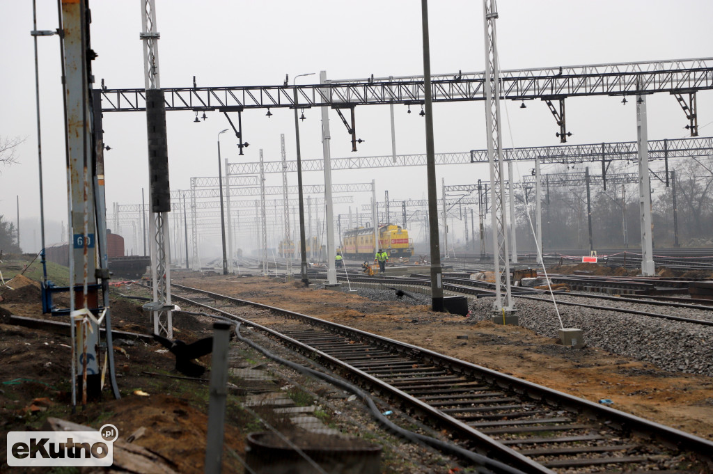 Remont torowiska i dworzec PKP