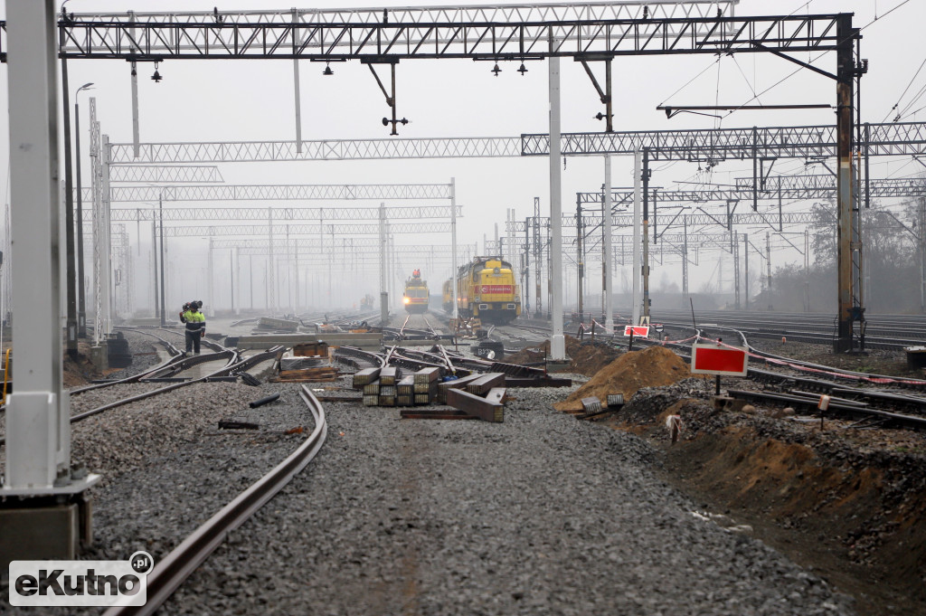 Remont torowiska i dworzec PKP