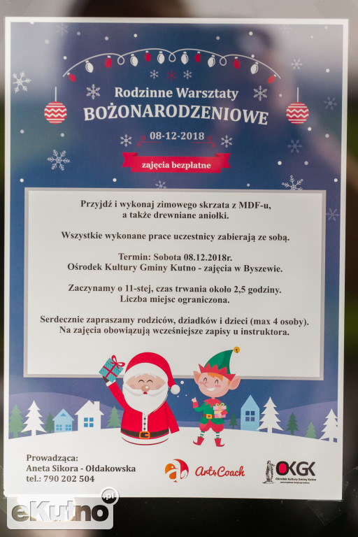 Rodzinne Warszaty Bożonarodzeniowe