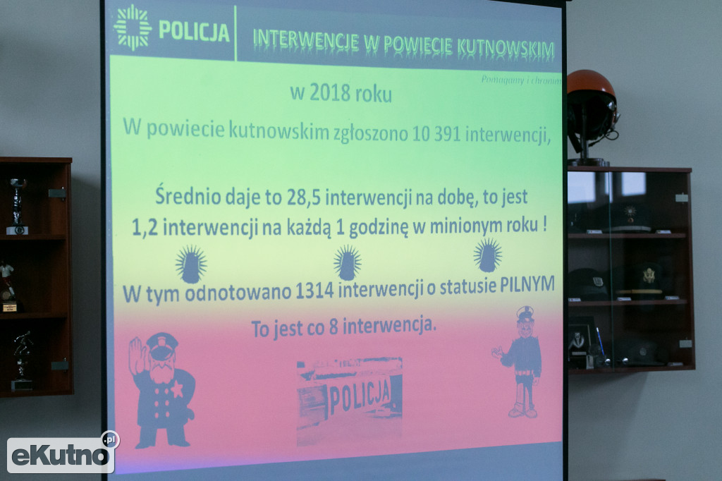 Roczna odprawa KPP Kutno