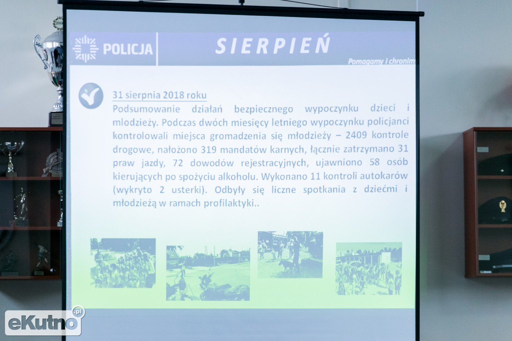 Roczna odprawa KPP Kutno