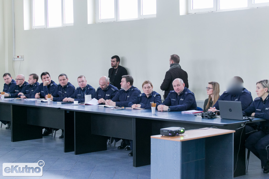 Roczna odprawa KPP Kutno