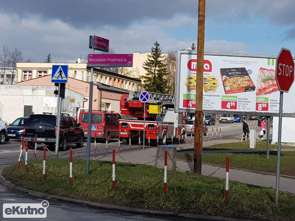 Palił się wózek