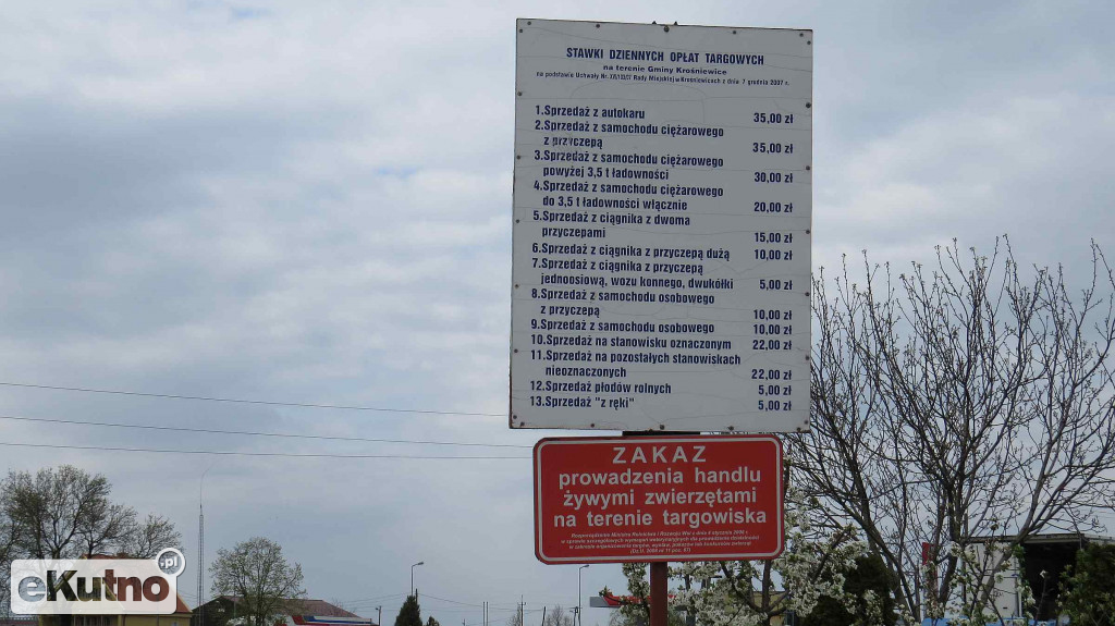 Targowisko w Krośniewicach