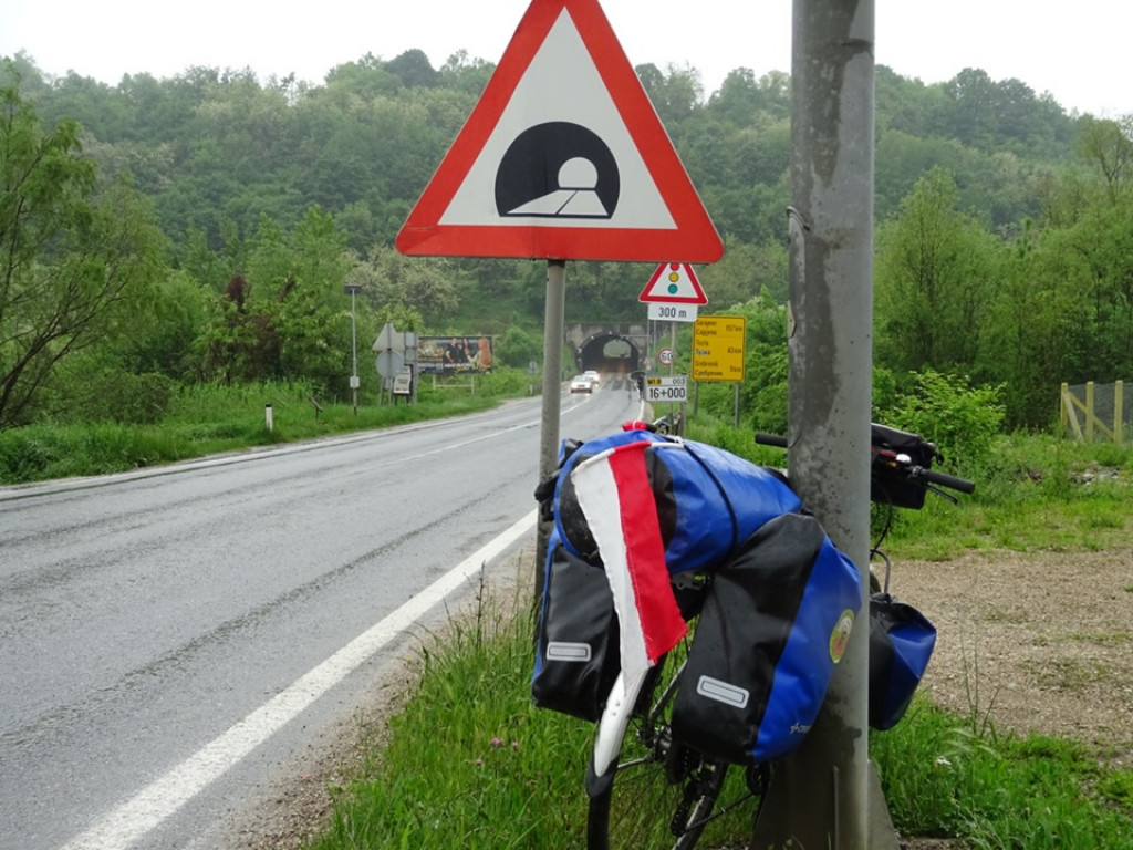 Michalski na rowerowej pielgrzymce