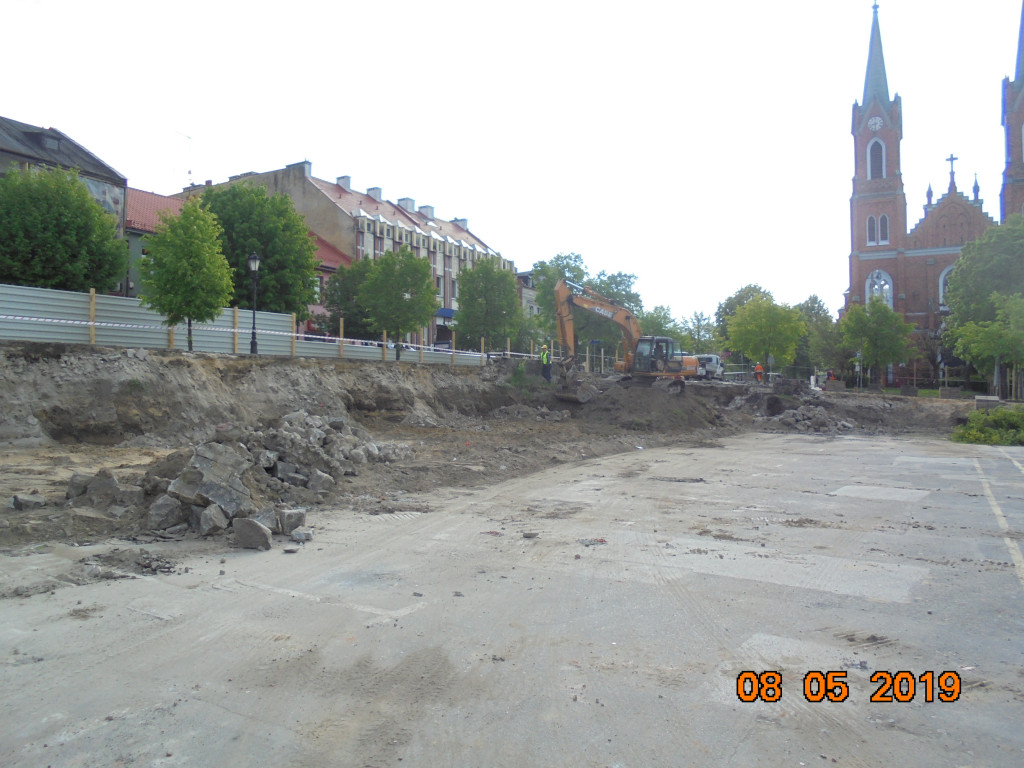 Jak idą prace na Placu Wolności?