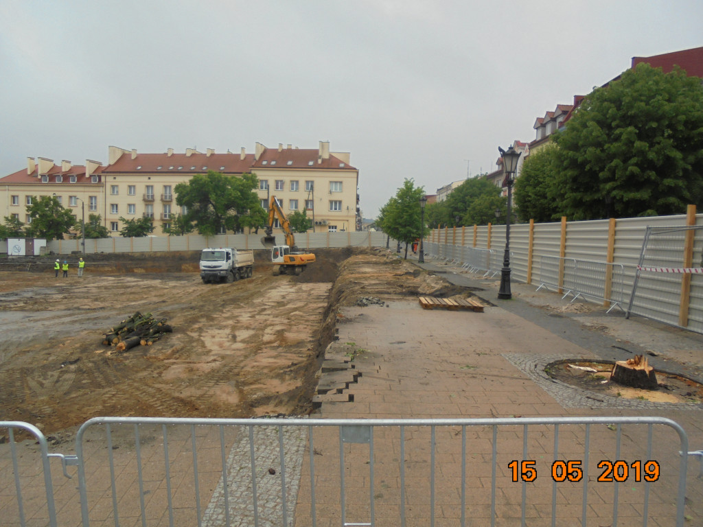 Jak idą prace na Placu Wolności?