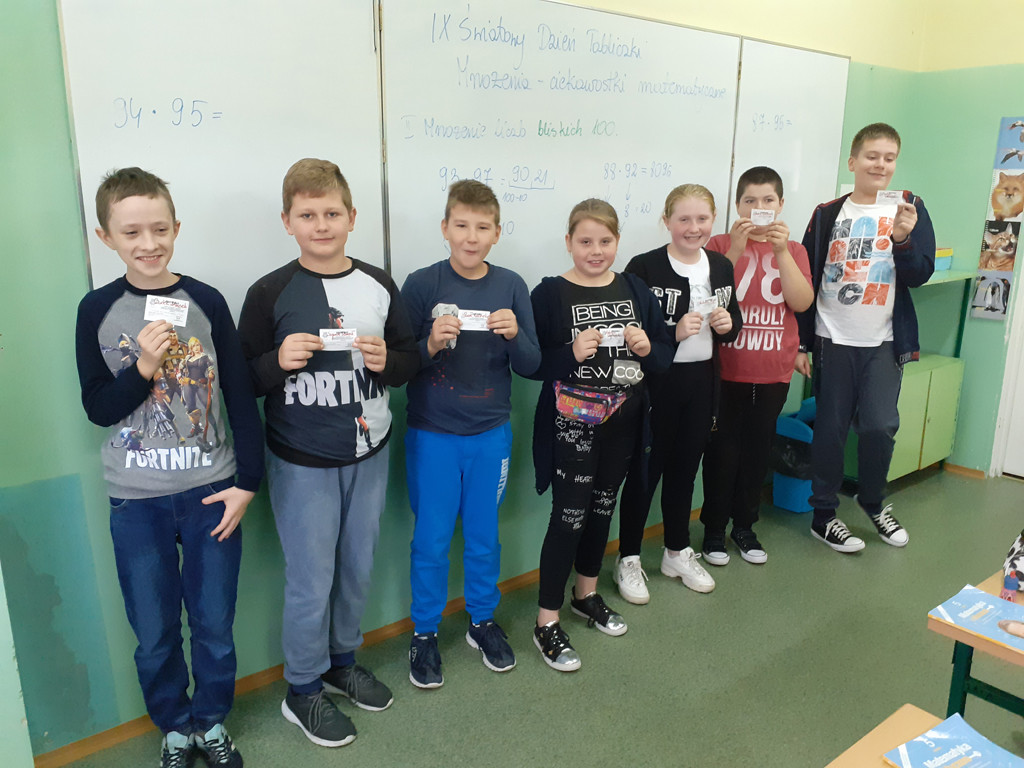 Światowy Dzień Tabliczki Mnożenia w SP nr 1