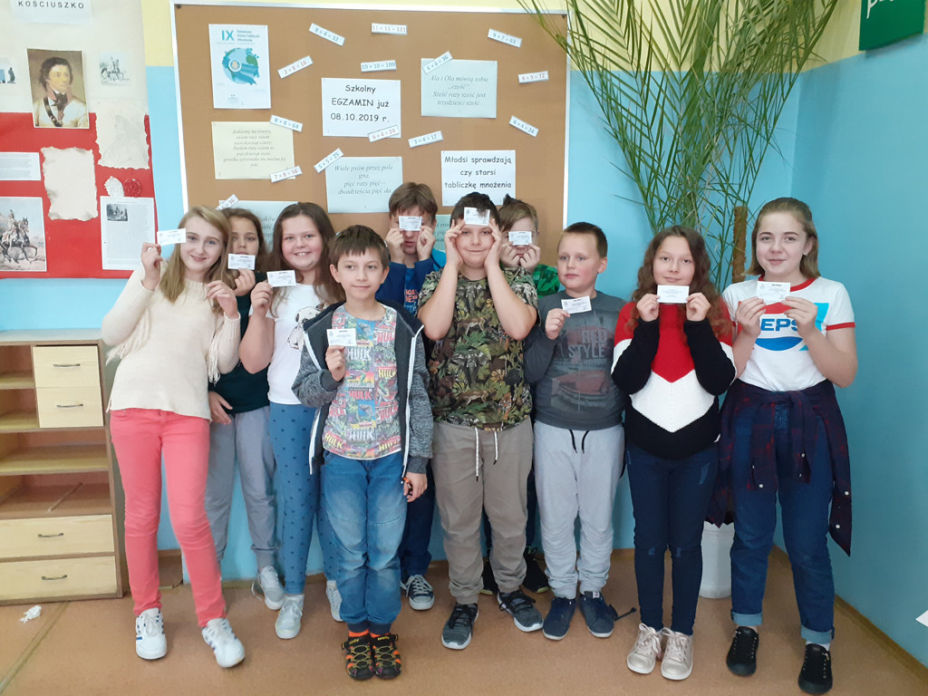 Światowy Dzień Tabliczki Mnożenia w SP nr 1