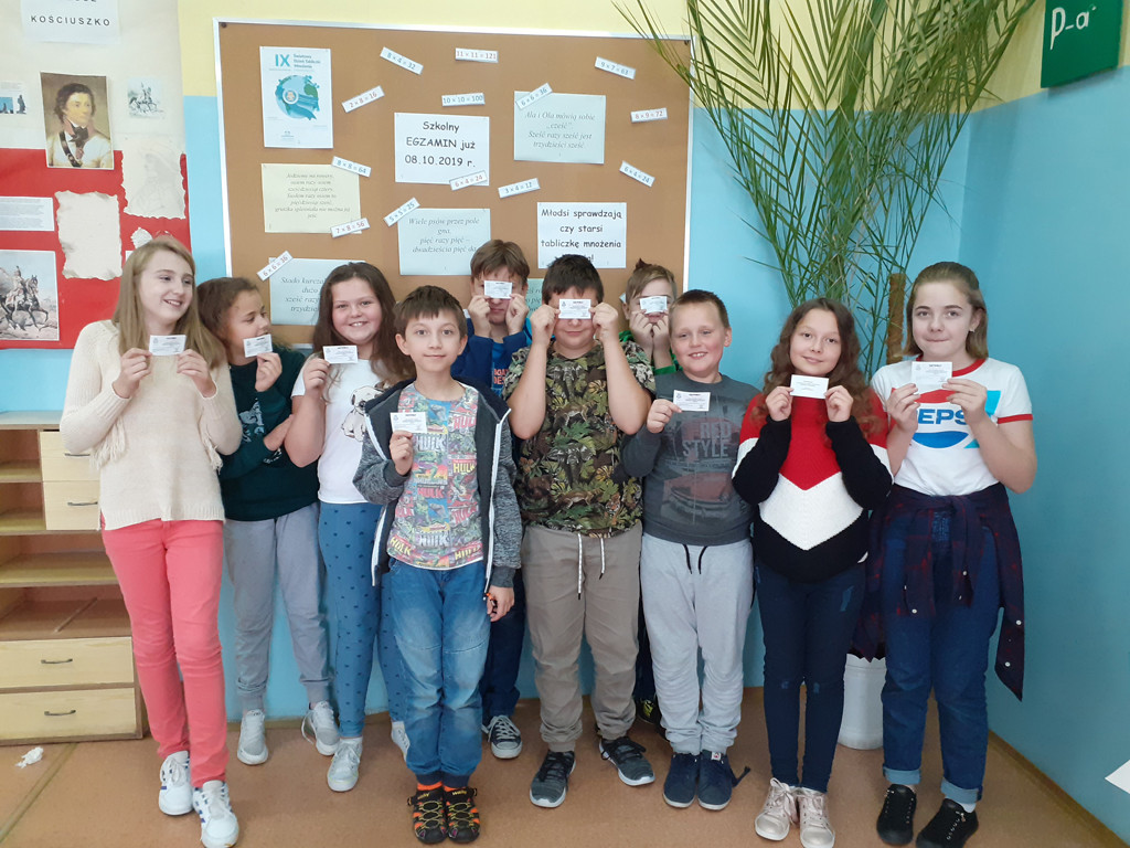 Światowy Dzień Tabliczki Mnożenia w SP nr 1