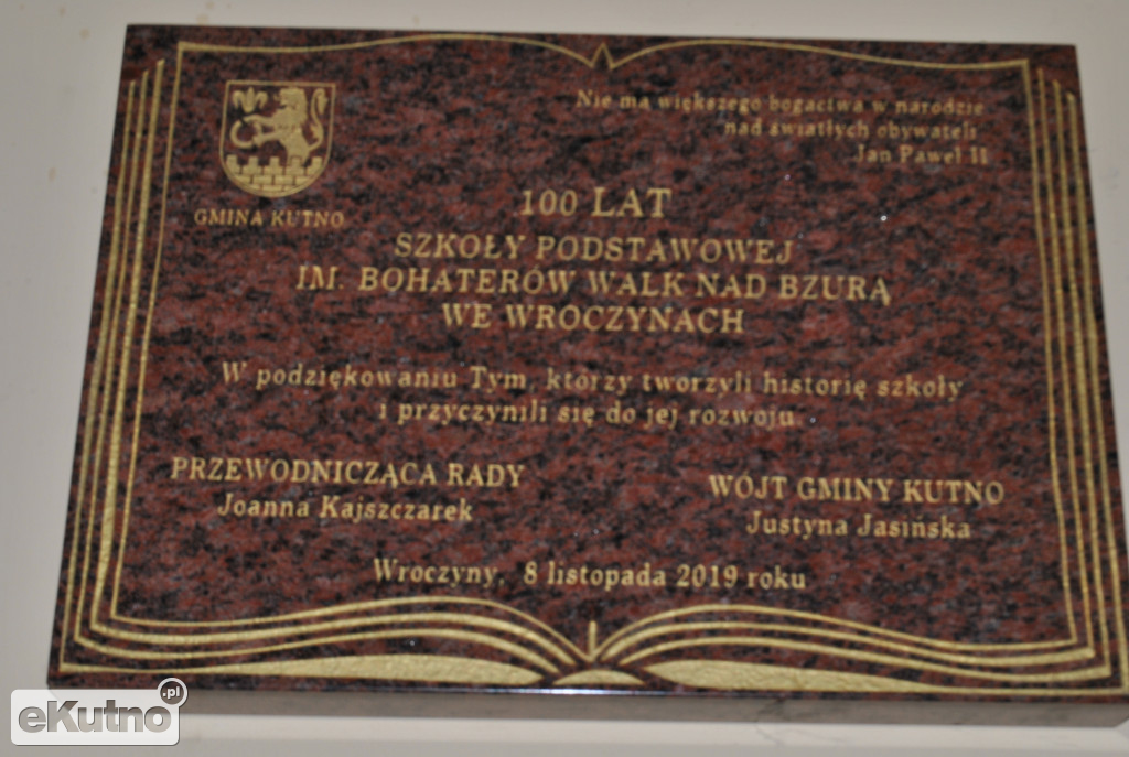 100-lecie SP we Wroczynach
