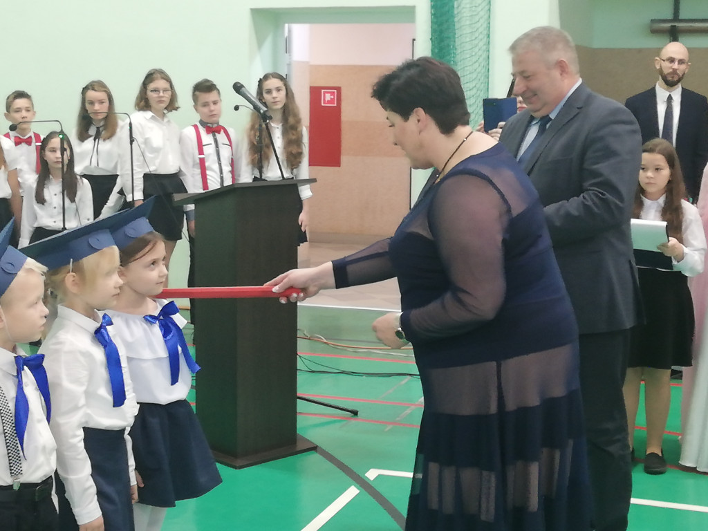 Ślubowanie uczniów klasy pierwszej