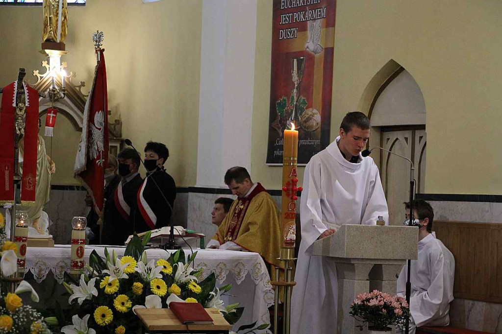 Msza św. w Krośniewicach