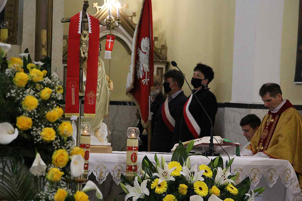 Msza św. w Krośniewicach
