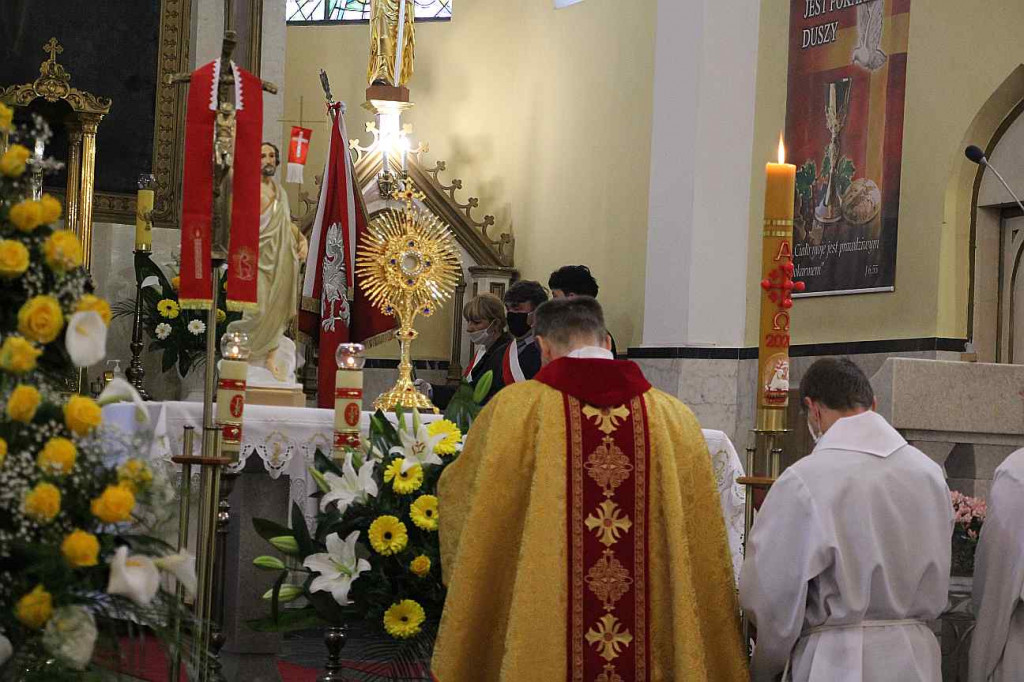 Msza św. w Krośniewicach