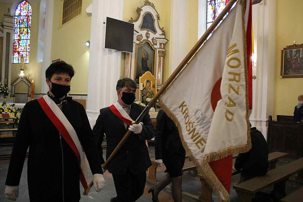 Msza św. w Krośniewicach