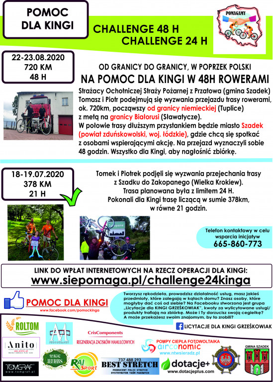 Pomagamy Kindze