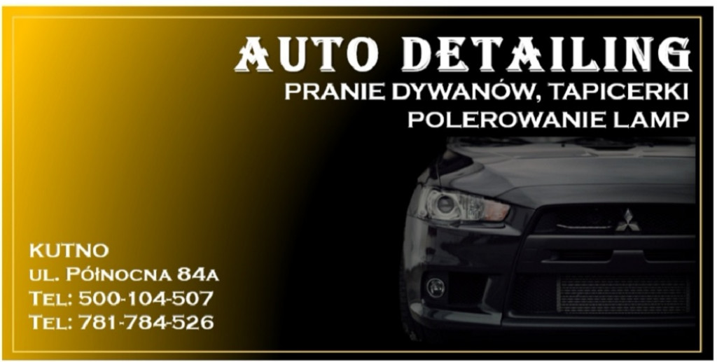 Auto Detailing w Kutnie zaprasza!