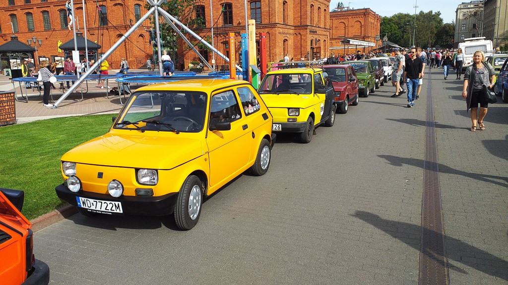Zlot Fiatów 126p w Łodzi