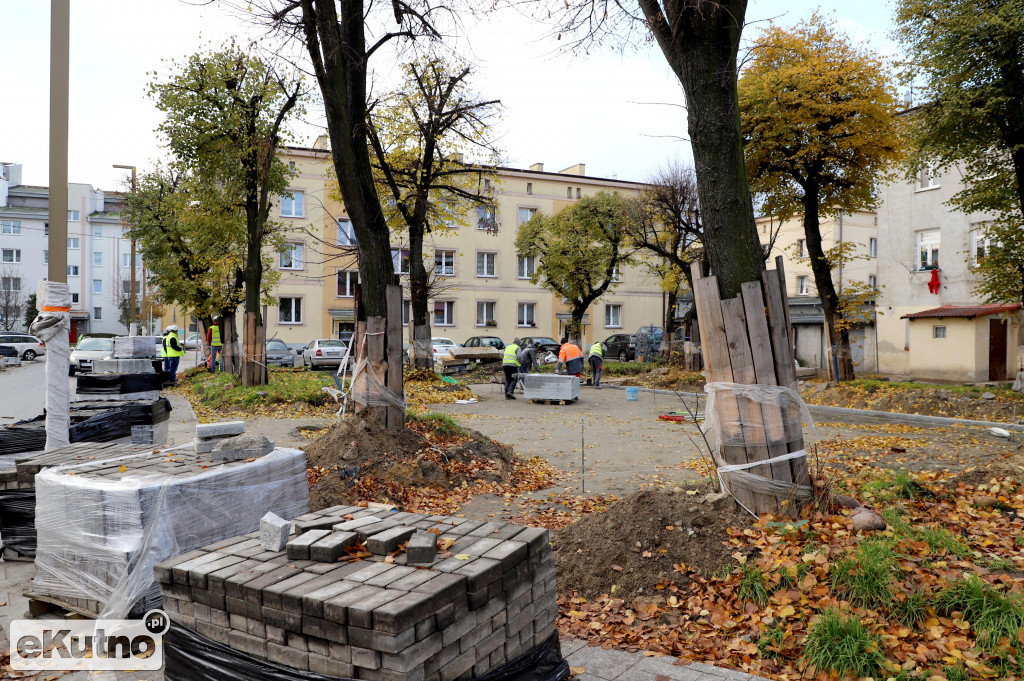 Nasadzenia w centrum Kutna