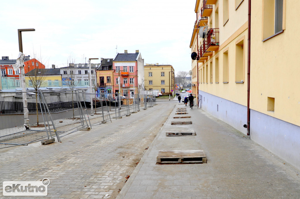 Plac Wolności w budowie