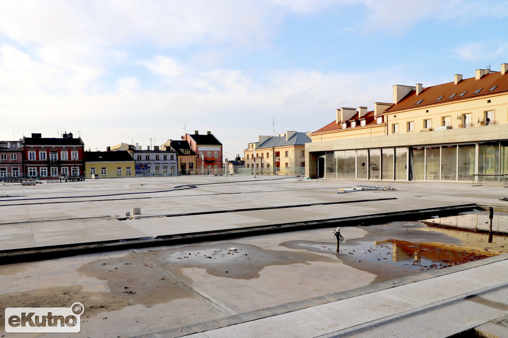 Plac Wolności w budowie