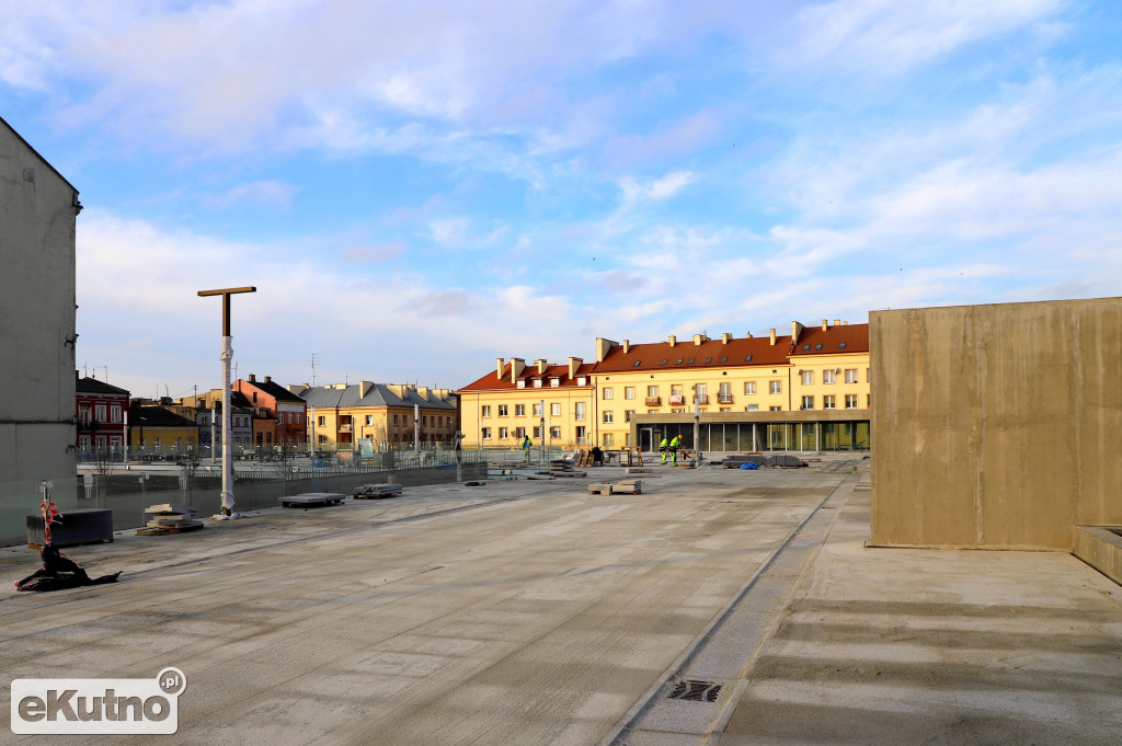 Plac Wolności w budowie