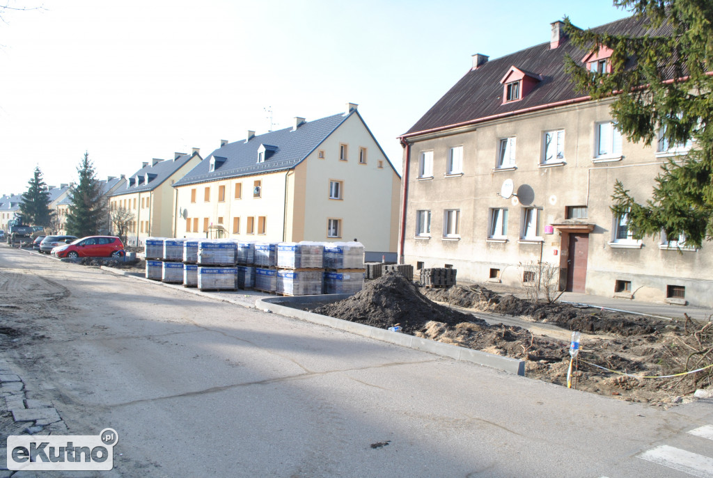 Trwają prace na Wybickiego