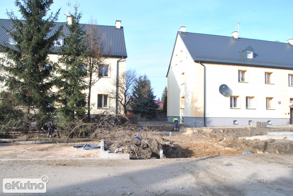 Trwają prace na Wybickiego