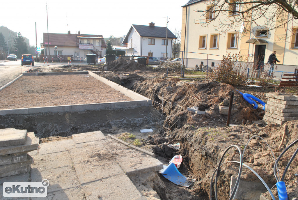 Trwają prace na Wybickiego
