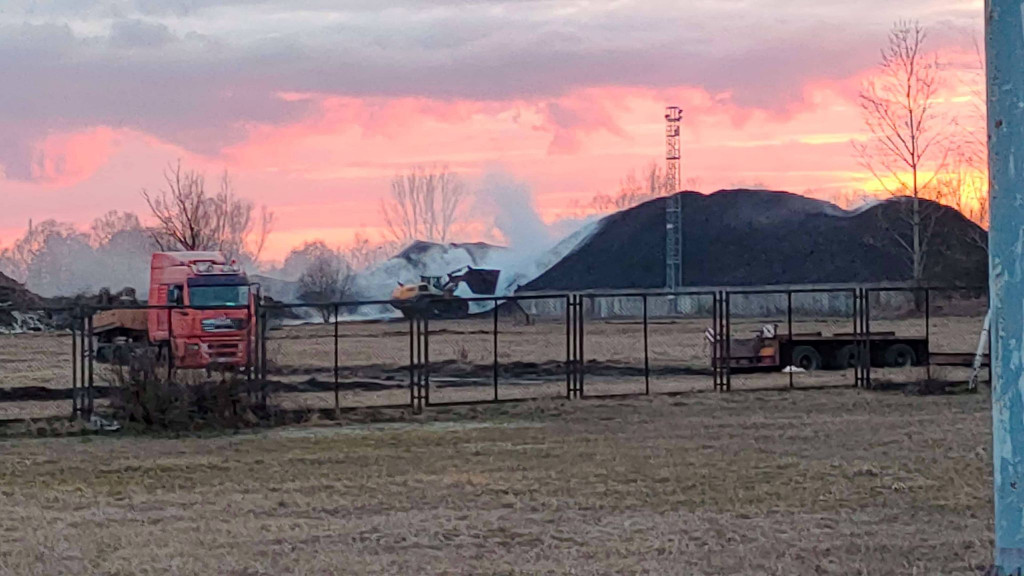 Erupcja wulkanu nad Kutnem