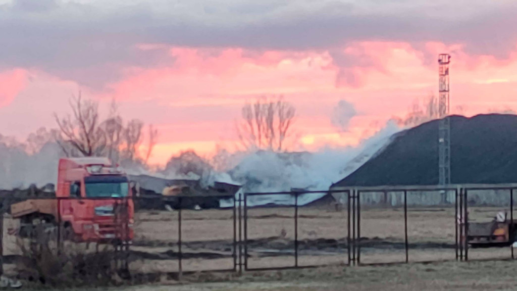 Erupcja wulkanu nad Kutnem